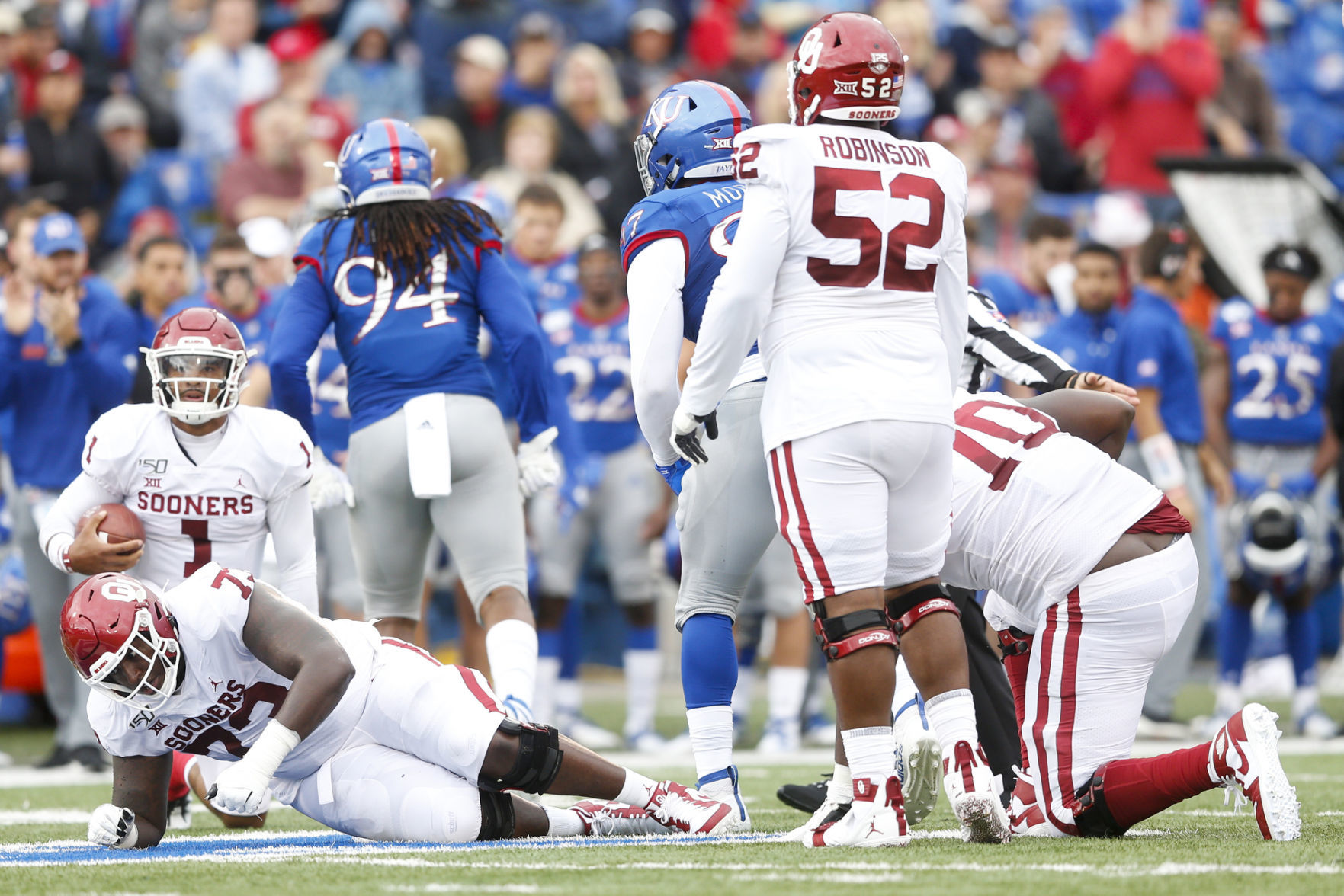Oklahoma Sooners vs Kansas Jayhawks
